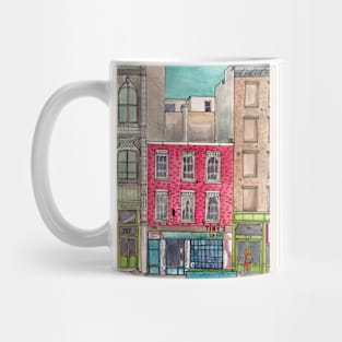 Tribeca Manhattan New York City Art Print - Iconic Tiny's 135 and The Bar Upstairs Mug